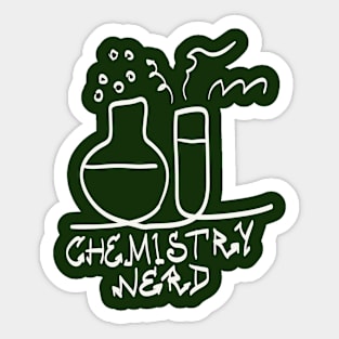 chemistry nerd Sticker